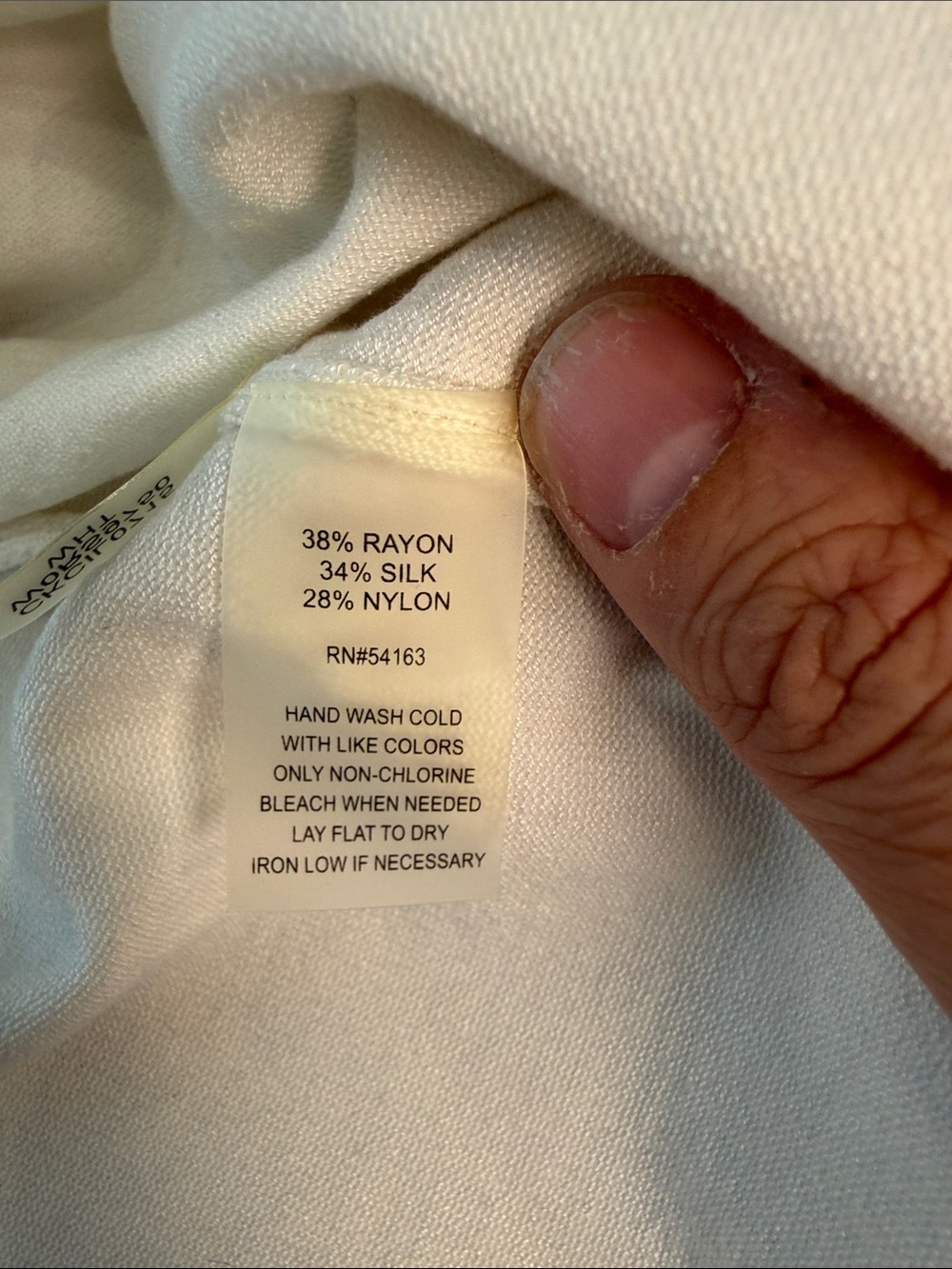 Calvin Klein Cream Open-Front Ribbed Cardigan - Picture 4 of 4